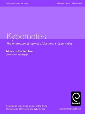 cover image of Kybernetes, Volume 33, Issue 3 & 4